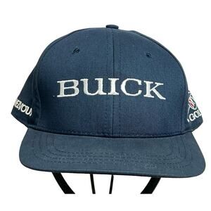 Vintage Buick Golf Rendezvous Strapback Adjustable Hat Cap Blue White Made USA